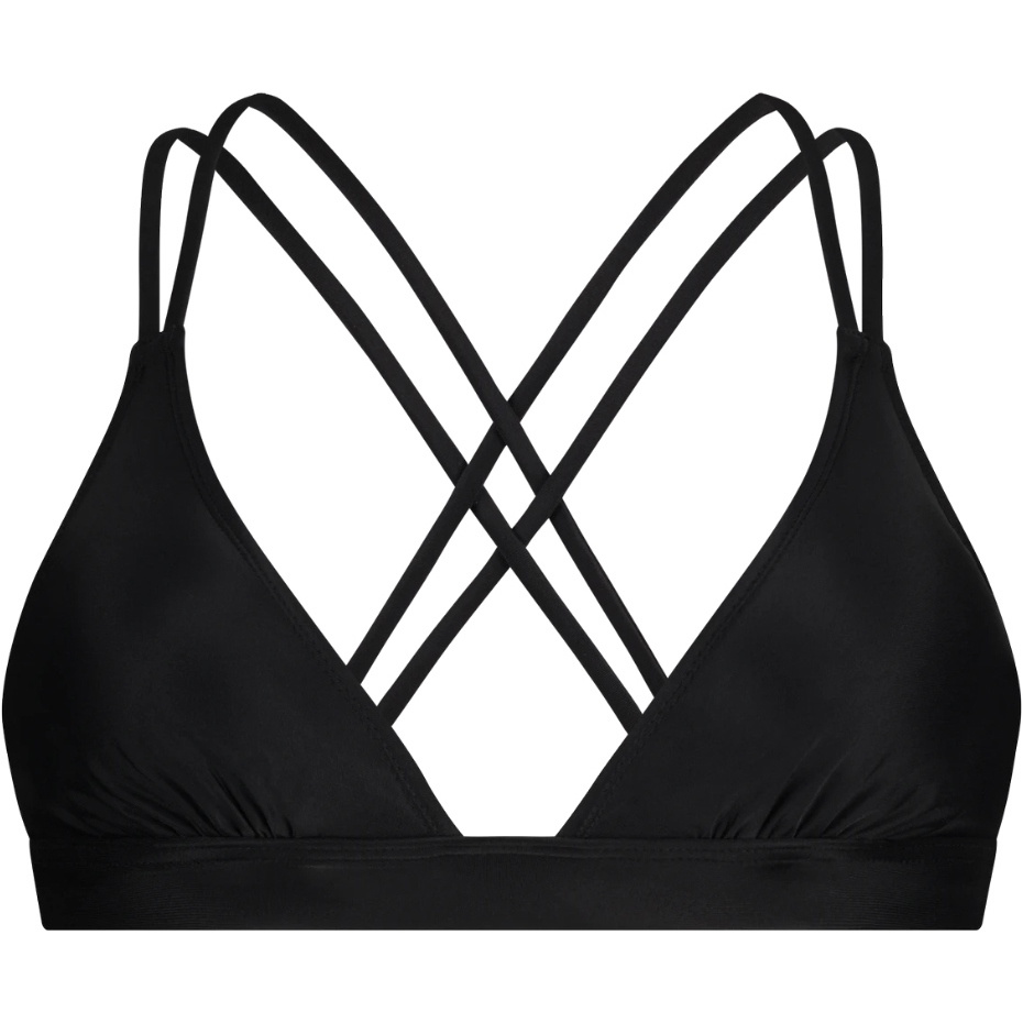2026 Wallien Womens Bikini Top Cross 102039001 - Black